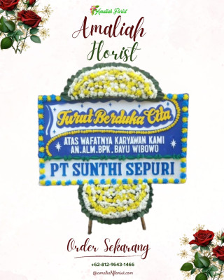 Papan Bunga Duka di Cihideung